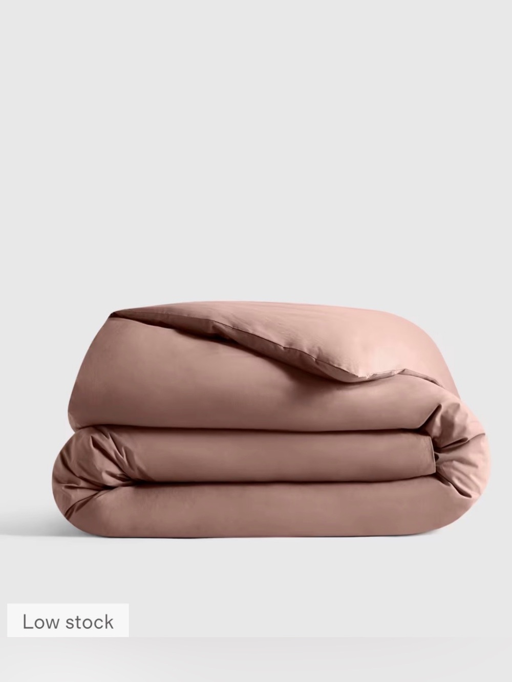 Quince Organic Crisp Percale Cotton CoverI in Color Fig  Brans New in Bag $174